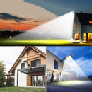 Luminária Externa LED Solar para Chácaras, Quintal, Comércio e Ruas - Parede ou Poste