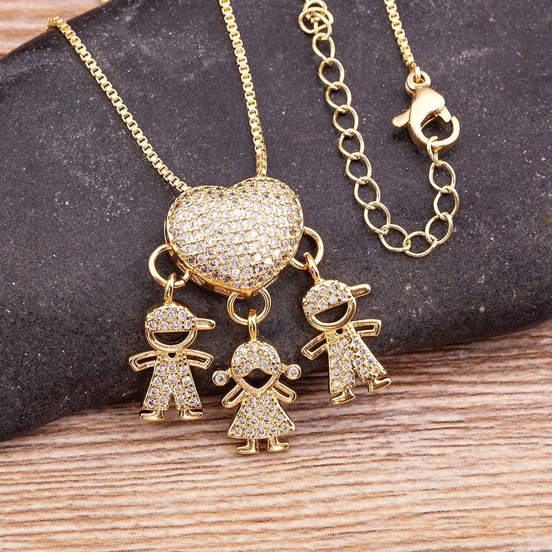 Mother's Love Necklace – 18K Gold Plated
