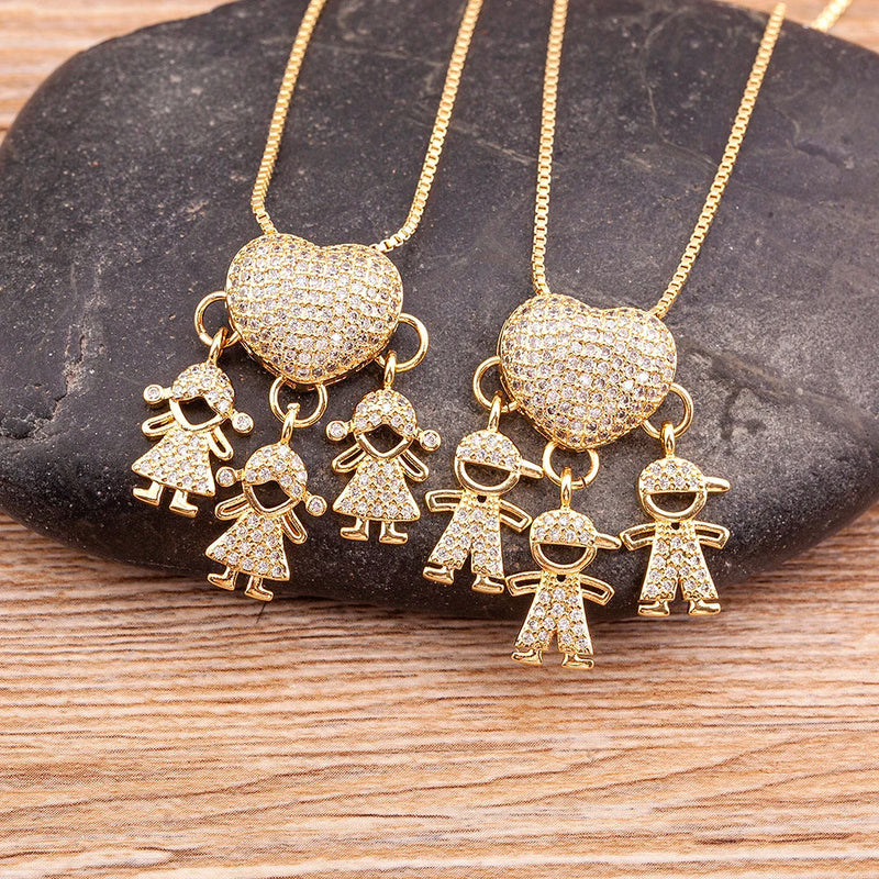 Mother's Love Necklace – 18K Gold Plated